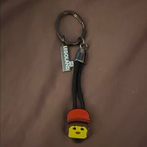 LEGO Yellow and Red Keychain